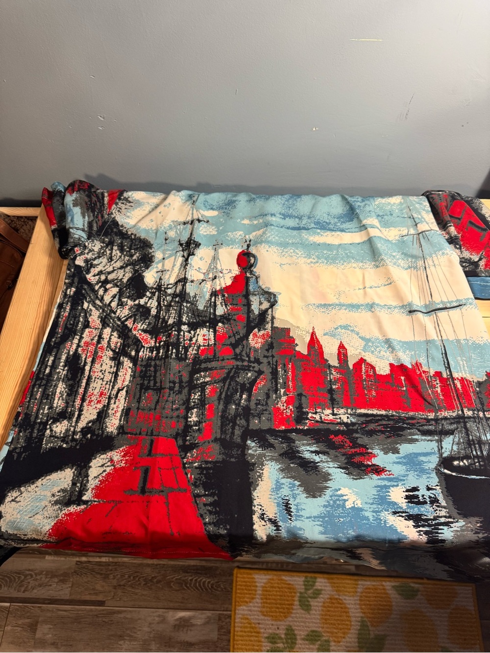 Karl Kani graphic cityscape button up shirt - Picture 6 of 16